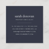 水彩マウンテンビスタロゴ スクエア名刺 (裏面)