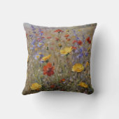 水彩マウンテンワイルドフラワー クッション (裏面)