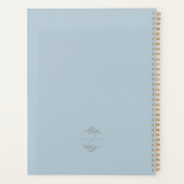 水彩マウンテンワイルドフラワー プランナー手帳 (裏面)