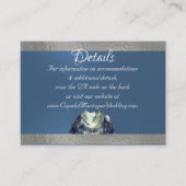 水彩マウンテン&リボンブルー2, QRコード エンクロージャーカード (正面)