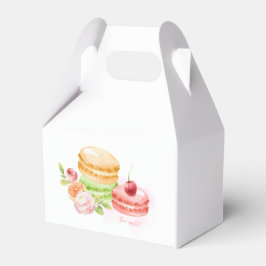 水彩マカロンさくらんぼ フェイバーボックス