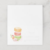 水彩マカロン座席表 プレイスカード (外部開封)