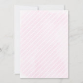 水彩マカロン誕生日パーティーへの招待 招待状 (裏面)