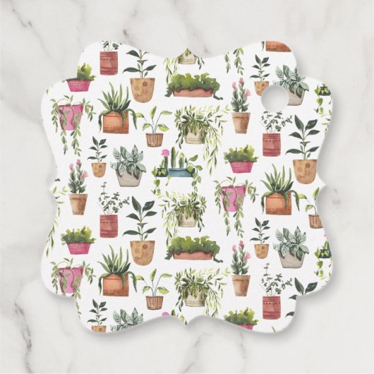 水彩マクラメロゴ | ビジネスハングタグ フェイバータグ (裏面)