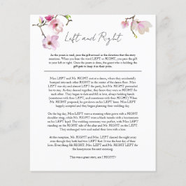 水彩マグノリアと離れ右ブライダルゲーム チラシ