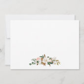 水彩マグノリアスバラブライダルシャワー 招待状 (裏面)