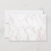 水彩マグノリアスフェイク、大理石ありがとう サンキューカード (裏面)