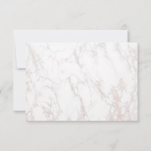 水彩マグノリアスフェイク、大理石ありがとう サンキューカード (裏面)