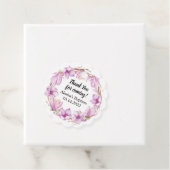 水彩マグノリアフラワーリースシール フェイバータグ (インサイチュ)