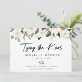 水彩マグノリアフローラ保存日付 セーブザデート (スタンド正面)