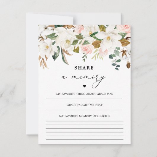 水彩マグノリア共有Aメモリカード (正面)