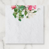 水彩マグノリア結婚花 フェイバータグ (裏面)