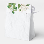 水彩マグノリア結婚花 フェイバーボックス (裏面サイド)