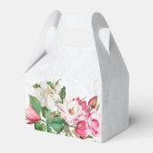 水彩マグノリア結婚花 フェイバーボックス (裏面サイド)