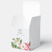 水彩マグノリア結婚花 フェイバーボックス (オープン)