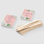 水彩マグノリア赤面結婚式 プログラム ハンドファン (組立なし)