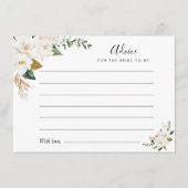 水彩マグノリア&ピンクフローラアドバイス アドバイスカード (正面)