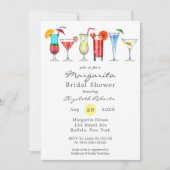 水彩マグリタ ブライダルシャワー 招待状 (正面)