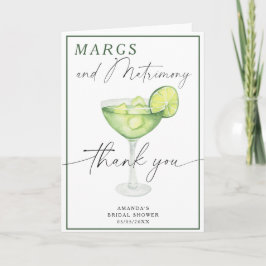 水彩マグリタ 感謝の気持ちを込めて 結婚前のお祝い サンキューカード