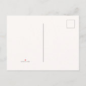 水彩マザーズデイフローラガーデンパーティー インビテーションポストカード (裏面)