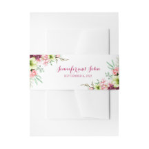 水彩マゼンタレッドアマリ結婚リス