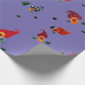 水彩マッシュルーム包装紙 ラッピングペーパー (角)