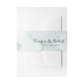 水彩マップ結婚式招待状ベリーバンド 招待状ベリーバンド (正面例)