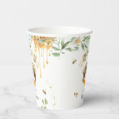 水彩ママとビーはちみつ赤ちゃんシャワー 紙コップ (右)