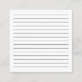 水彩マラードアヒルの子育てのヒント エンクロージャーカード (裏面)