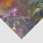 水彩マリーゴールドとラベンダーデコパージュ 薄葉紙 (詳細)