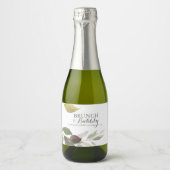 水彩マルサラ結婚ズ スパークリングワインラベル (正面)