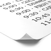 水彩マルサラ&金ゴールドスパークルオーダーのイベント ポスター (角)