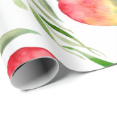 水彩マンゴー |パターン |果実 ラッピングペーパー (ロールコーナー)