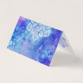 水彩マンダラメタフィジカルサンキューカード (裏面)