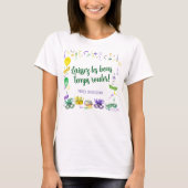 水彩マーディグラス オブジェ パーティー Tシャツ (正面)
