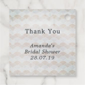 水彩マーメイド航海のパーティー フェイバータグ (裏面)