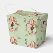 水彩マーメイド航海のパーティー フェイバーボックス (裏面サイド)