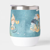 水彩マーメイド集団かわいいモダンズ結婚チーム (右面)