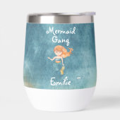 水彩マーメイド集団かわいいモダンズ結婚チーム (左面)