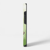 水彩マーモットグラウンドホッグ動物野生生物自然 iPhoneケース (左側面)