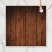 水彩ミカンウッドオランジェロ結婚ズ フェイバータグ (裏面)