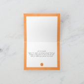 水彩ミカン柑橘類フルーツスライス サンキューカード (内部)