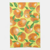 水彩ミカン キッチンタオル (縦)