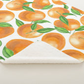 水彩ミカン シェルパブランケット (3/4)