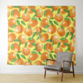 水彩ミカン タペストリー (インサイチュ(横))