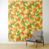 水彩ミカン タペストリー (インサイチュ)
