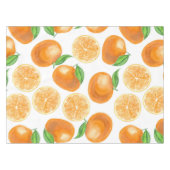 水彩ミカン テーブルクロス (正面(横))