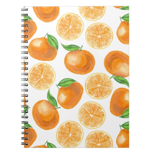 水彩ミカン ノートブック (正面)