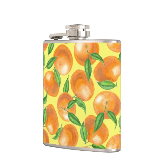 水彩ミカン フラスク (左)