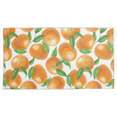 水彩ミカン 枕カバー (正面右)